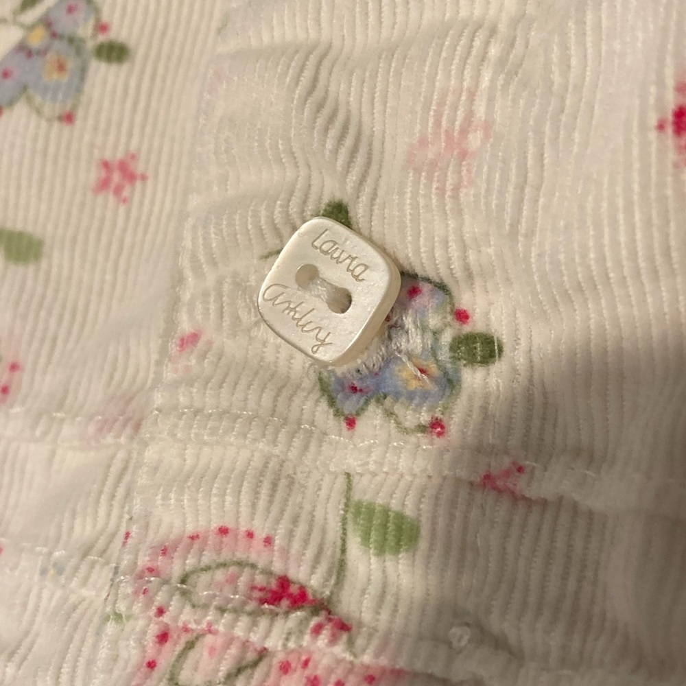 Laura Ashley Corduroy Floral Dress - Picture 7 of 10